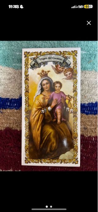 Azulejo Virgen del Carmen