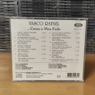 CD Vasco Rafael - Canto o meu Fado