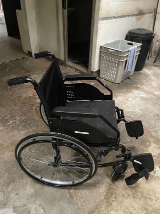 Silla ruedas plegable