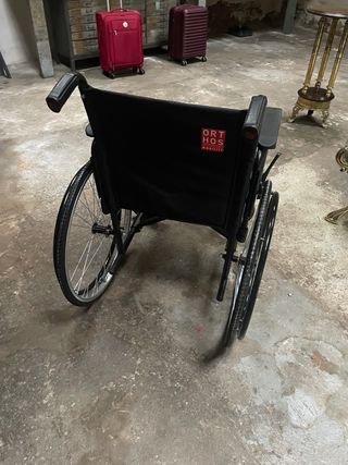 Silla ruedas plegable