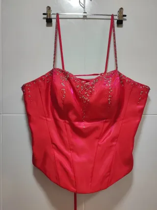 Conjunto Falda y Corsé, talla 44 (XL)