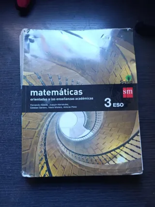 Matemáticas orientadas a las enseñanzas académi...