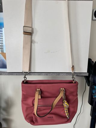 Bolso Parfois rosa coral fuerte