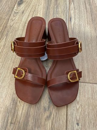 Zapatos destalonados Primark marrones talla 37