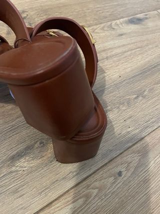 Zapatos destalonados Primark marrones talla 37