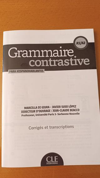 Grammaire contrastive pour hispanophones - A1/A...