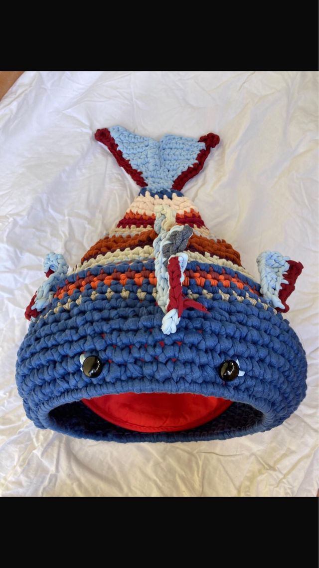 Cuccia uncinetto per gatti