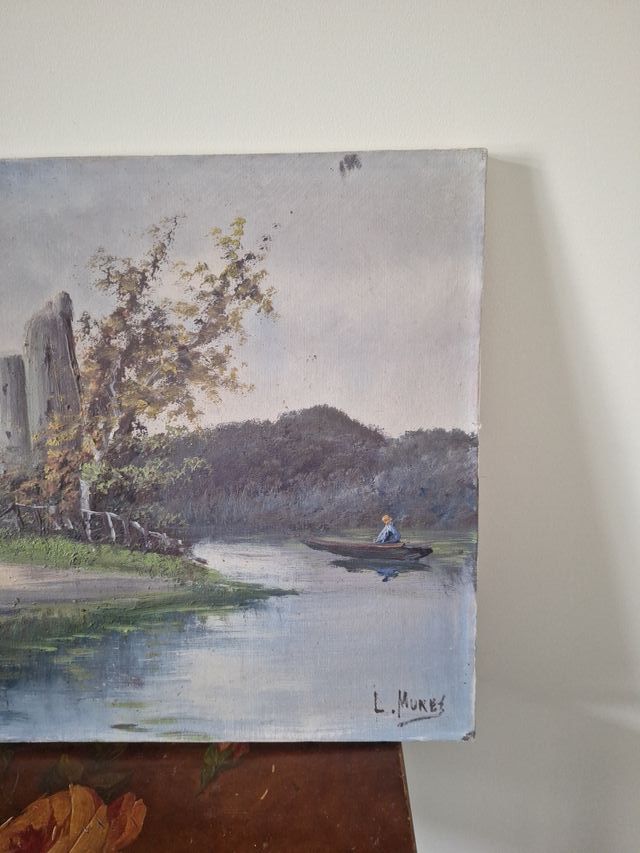 Óleo sobre lienzo L. Muret