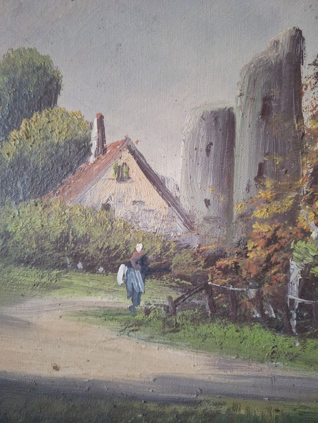 Óleo sobre lienzo L. Muret