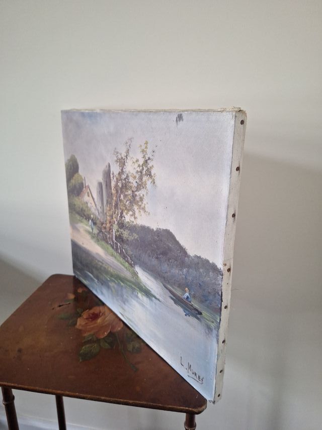 Óleo sobre lienzo L. Muret