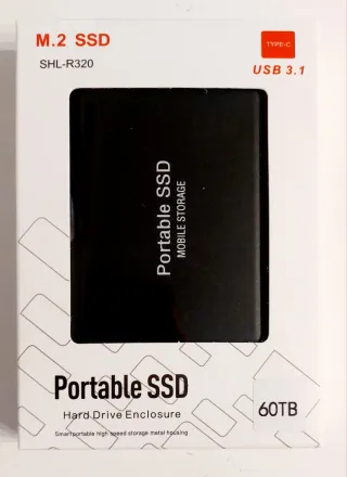 Disco duro SSD Externo 60TB