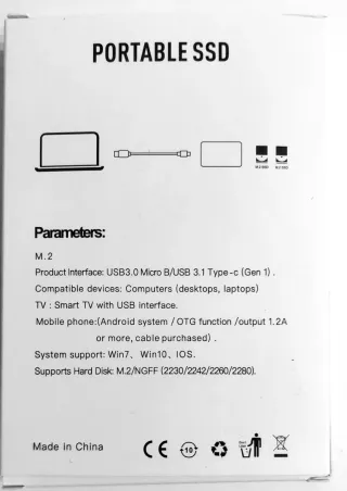 Disco duro SSD Externo 60TB
