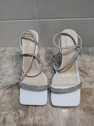 Sandalias tacón, núm. 37