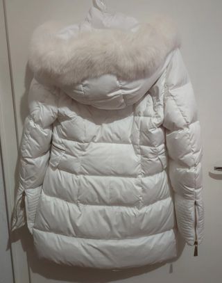 Piumino Flavio Castellani bianco con volpe