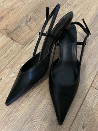 Zapatos destalonados negros Atmosphere, nuevos