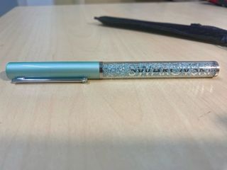 Penna a sfera Swarovski Crystalline blu/turchese