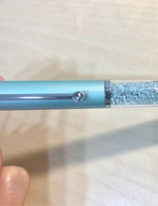 Penna a sfera Swarovski Crystalline blu/turchese