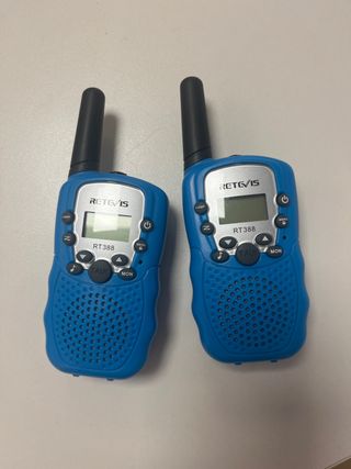 Walkie Talkies Retevis RT388 Niños Azul
