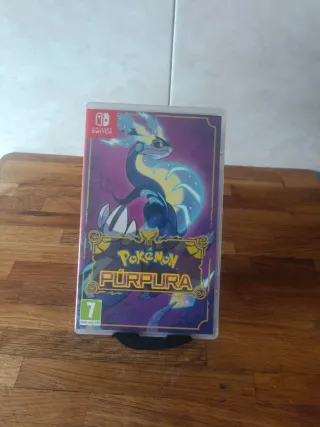 Carátula Pokémon Púrpura Nintendo Switch