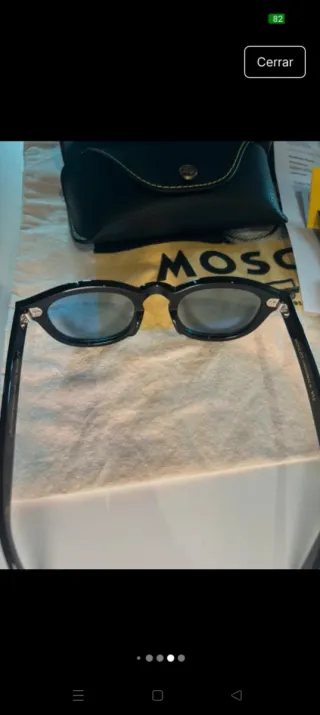 Gafas de sol Moscot negras y azules
Modelo LEMTOSH