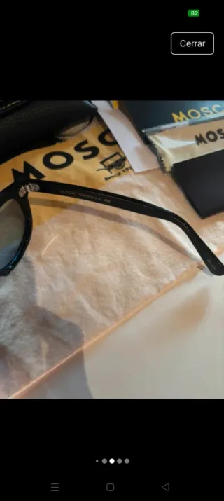 Gafas de sol Moscot negras y azules
Modelo LEMTOSH