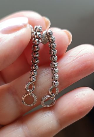 Pendientes Oro 18kl Diamantes Naturales