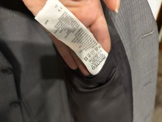 Traje de chaqueta gris hombre