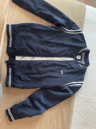 Chaqueta Bomber Hugo Boss Niño Azul