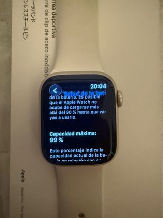 Apple Watch Series 8 Plata 