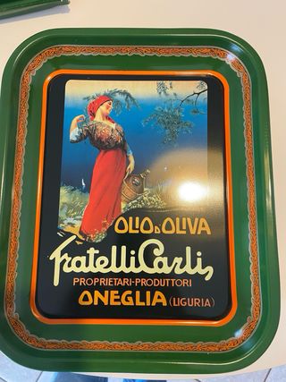 Vassoio Fratelli Carli con sottobicchieri
nuovo