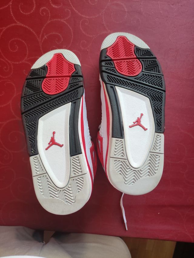 Air Jordan 4 Retro (GS) Blancas