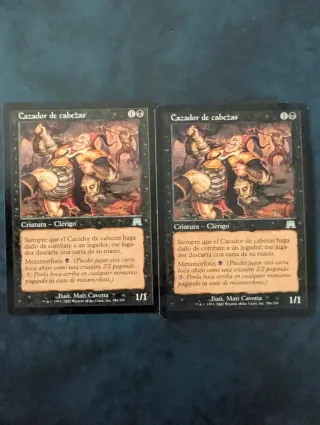 2 Cartas Magic Cazador de Cabezas
