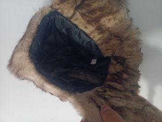 Gorro aviador orejeras beige