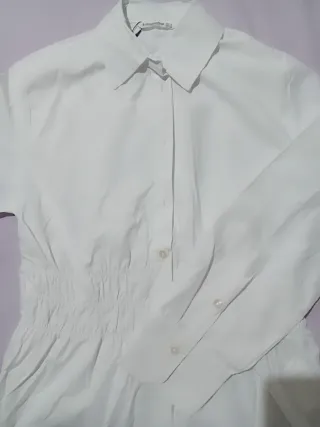 Blusa Stradivarius Talla S Blanca