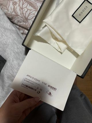 Zapatillas Gucci Beige y Rojo