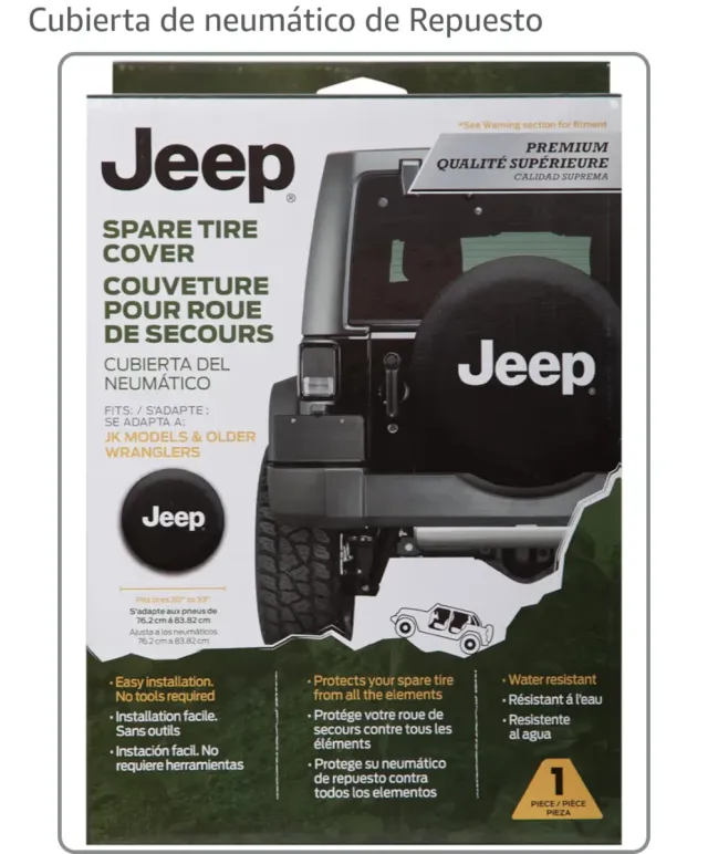 Funda Rueda Repuesto Jeep Gris