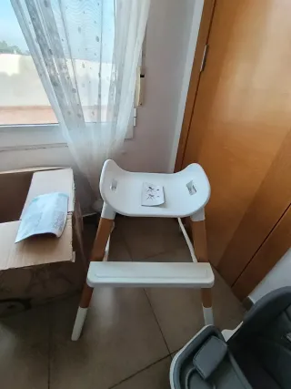 Trona Olmitos Madera Gris Multifuncional