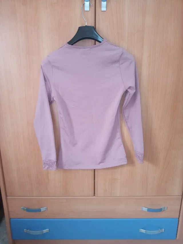 Camiseta térmica Ysabel Mora encaje rosa