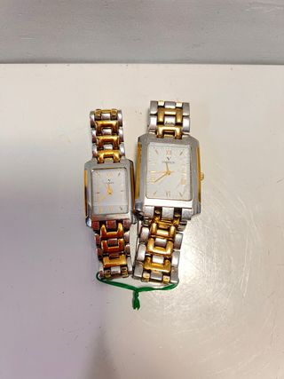 Pareja Relojes Viceroy dorado y plateado