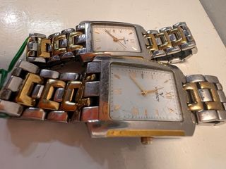 Pareja Relojes Viceroy dorado y plateado