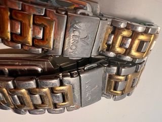 Pareja Relojes Viceroy dorado y plateado