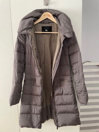 Plumas Zara Mujer Talla XS Gris