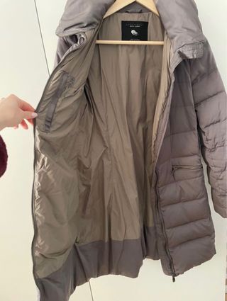 Plumas Zara Mujer Talla XS Gris