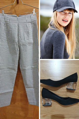 Pantalón Zara Talla S y Zapatos Bershka talla 35