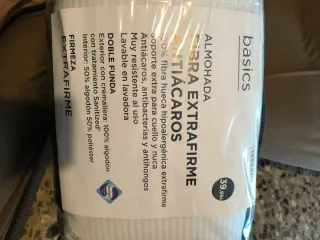 Almohada Basics Fibra Extrafirme Antiácaros