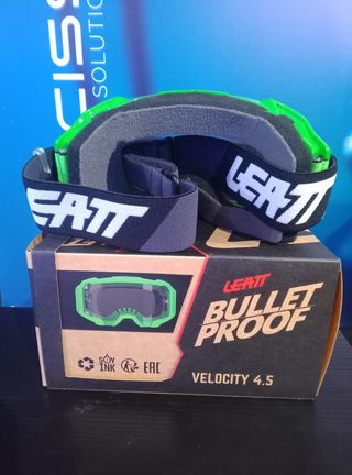 MASCHERA MTB VELOCITY 4.5 NEON LIME TRASPARENTE 83% LEATT