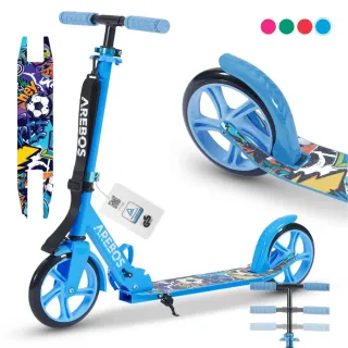 Patinete Arebos City Scooter Azul