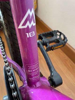 Bicicleta Monty Infantil Rosa y lila