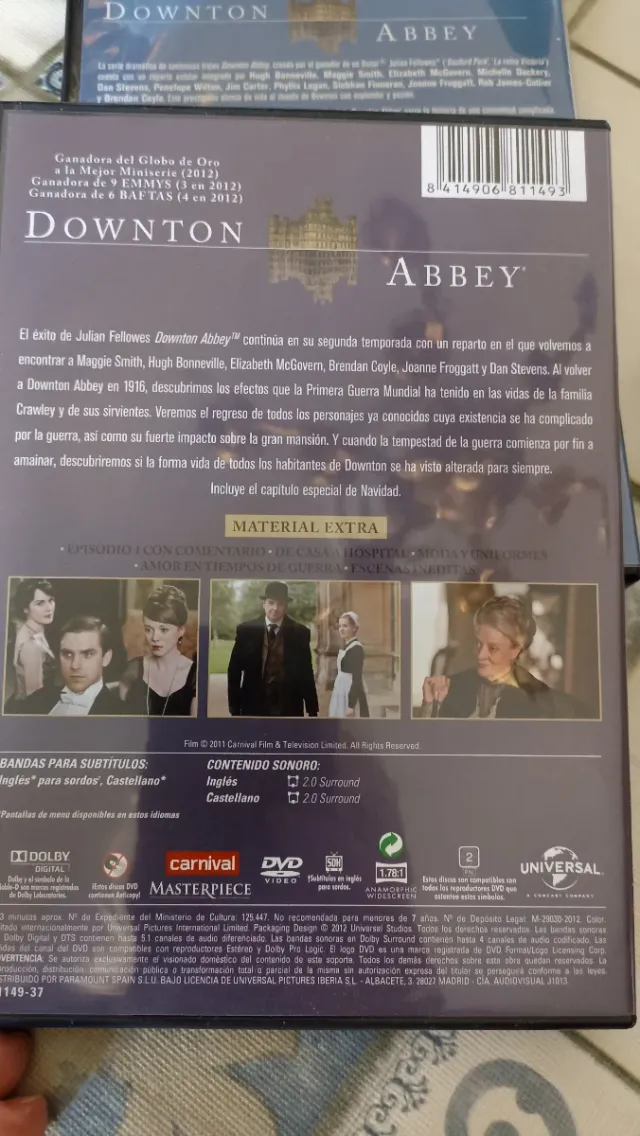 Downton Abbey Temporadas 1, 2 y 3 DVD