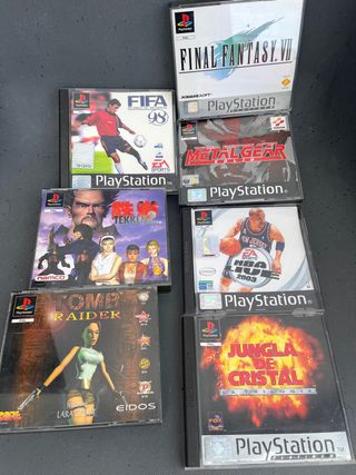 Lote 6 Juegos PS1: Final Fantasy VII, Tekken 2, To